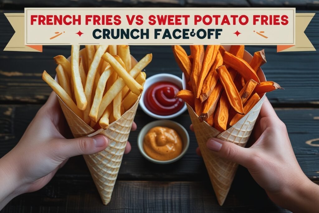 French Fries vs Sweet Potato Fries - Crunch Face-Off